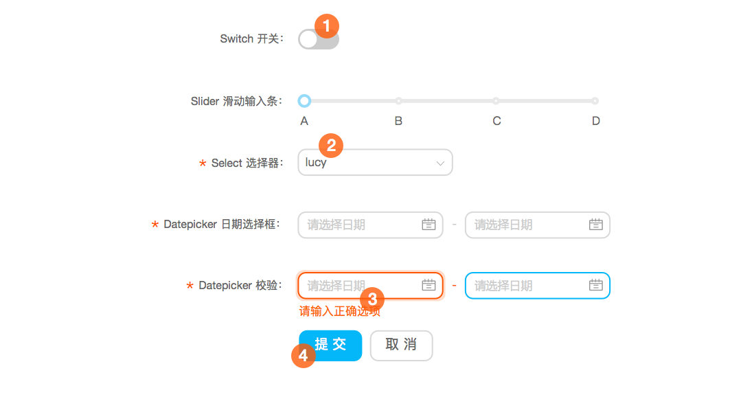 结构示例